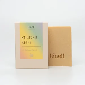 Lénell- Kinderzeep met abrikozenpitolie